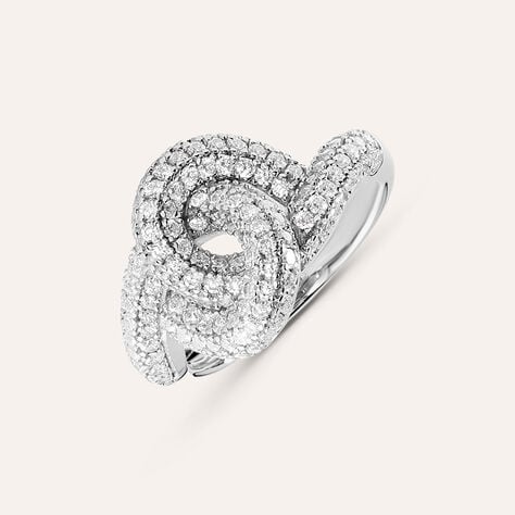 Anello Fascia Silver Shine Argento Rodiato Cubic Zirconia - Anelli con Pietre Donna | Stroili