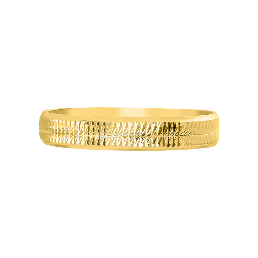 Fede Classica Diamantata 3.3 mm Oro Giallo