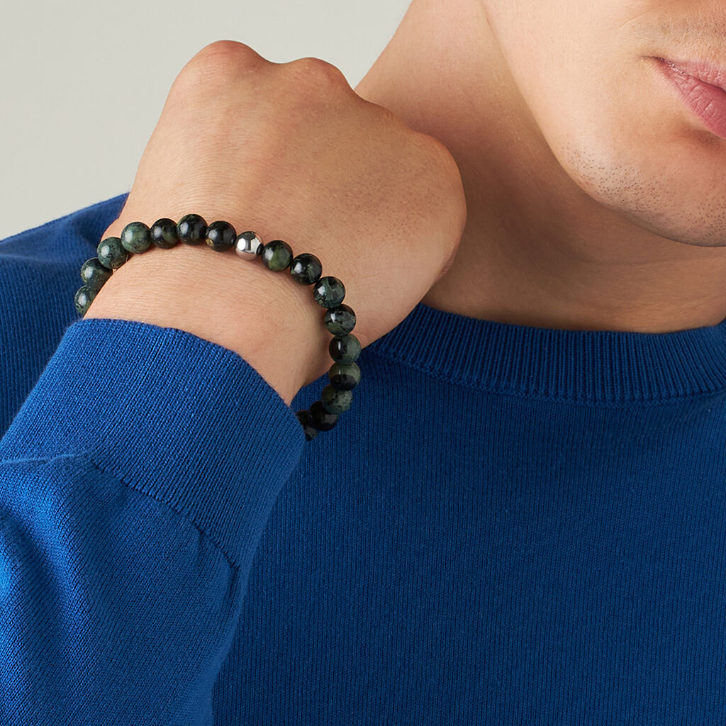 Bracciale Man Code Acciaio Turchese - Bracciali Uomo | Stroili
