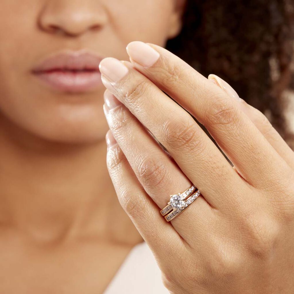 Anello Golden Dream Placcato Oro Giallo Cubic Zirconia