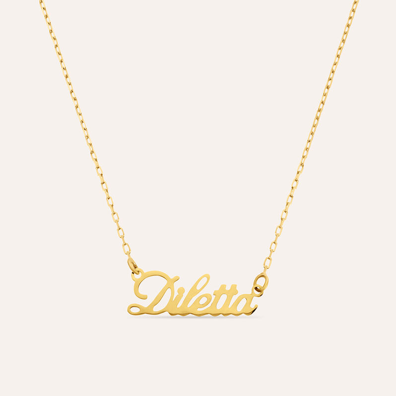 Collana Diletta Gold Names Oro Giallo - Collane Unisex | Stroili