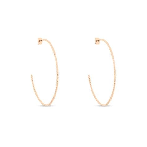 Orecchini A Cerchio Sunrise Acciaio Rosa - Orecchini a Cerchio Donna | Stroili