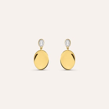 Orecchini Lobo Sophia Oro Giallo Diamante