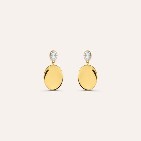 Orecchini Lobo Sophia Oro Giallo Diamante - Orecchini a Lobo Donna | Stroili