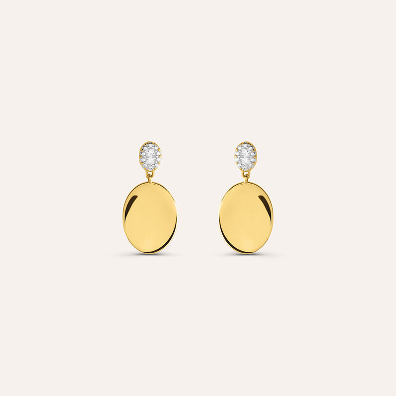 Orecchini Lobo Sophia Oro Giallo Diamante - Orecchini a Lobo Donna | Stroili