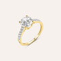 Anello Solitario Claire Oro Giallo Cubic Zirconia
