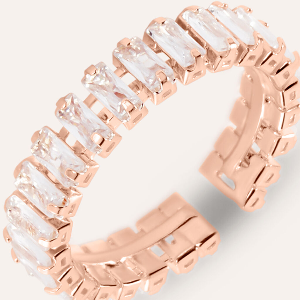 Anello Eternity Romantic Shine Metallo Cristallo - Anelli Eternity Donna | Stroili