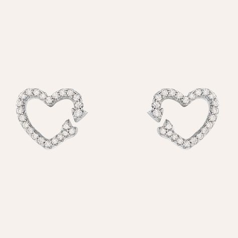 Orecchini Lobo Silver Moments Argento Rodiato Cubic Zirconia - Orecchini a Lobo Donna | Stroili