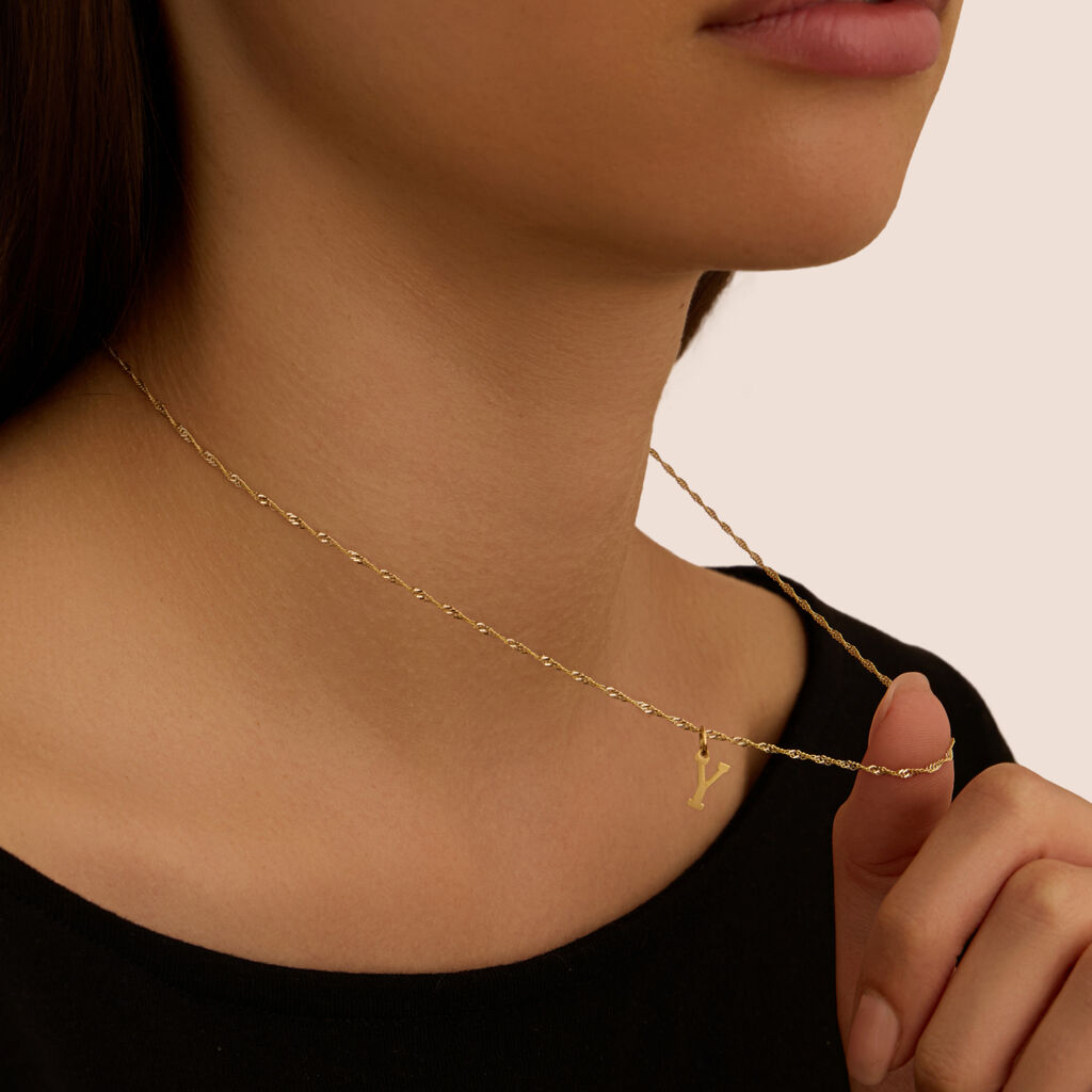 Pendente Poème Oro Giallo