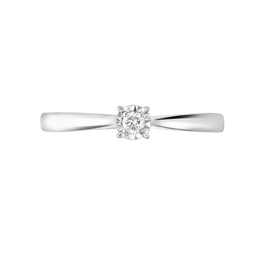 Anello Solitario Diamotion Oro Bianco Diamante - Anelli con Pietre Donna | Stroili