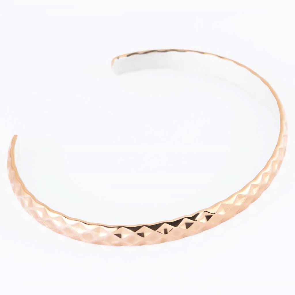 Bangle Lady Code Acciaio Bicolore Diamantato - Bracciali Donna | Stroili