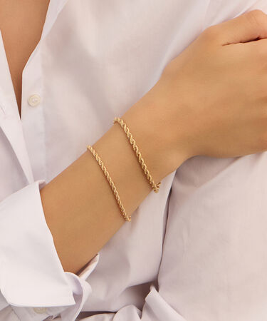 Bracciale Catena Colette Oro Bicolore Giallo / Rosa