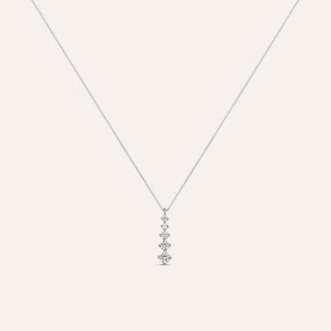 Collana Claire Oro Bianco Cubic Zirconia - Gioielli Donna | Stroili