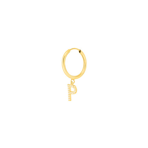 Mono Orecchino A Cerchio Toujours Oro Giallo Cubic Zirconia - Mono Orecchino Donna | Stroili
