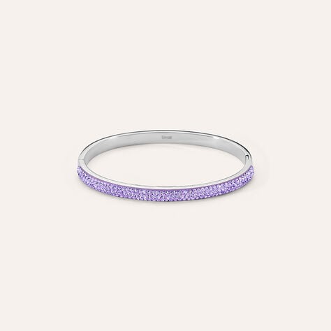 Bangle Aura Acciaio Cristallo - Bracciali Rigidi Donna | Stroili