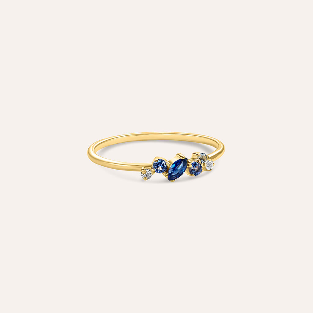 Anello Fantasia Claire Oro Giallo Cubic Zirconia - Anelli con Pietre Donna | Stroili