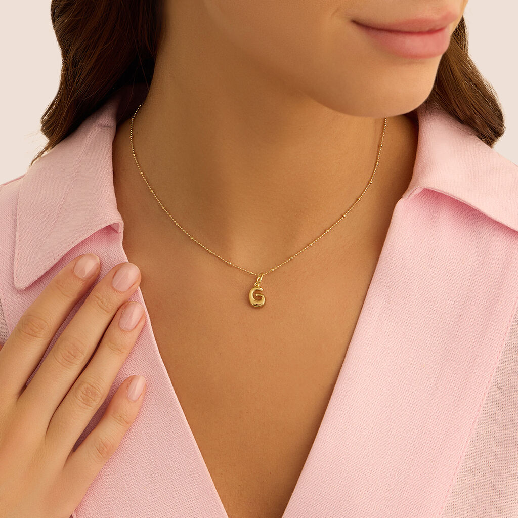 Pendente Love Beats Argento Dorato