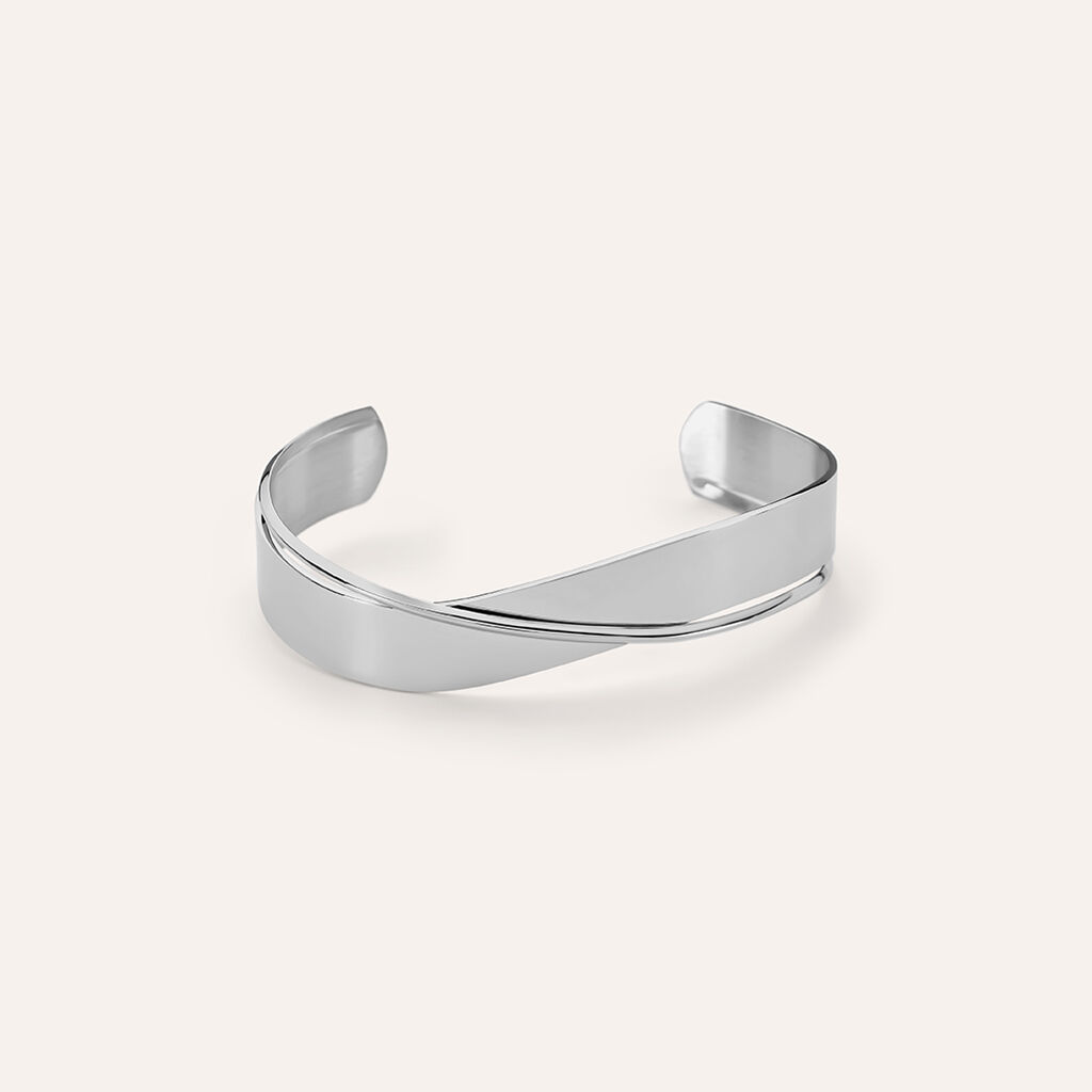Bangle Lady Code Acciaio - Bracciali Rigidi Donna | Stroili