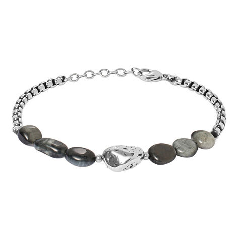 Bracciale Catena Man Code Acciaio Occhio di Falco - Bracciali Uomo | Stroili