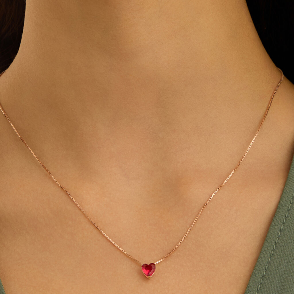 Collana Punto Luce Silver Rainbow Argento Rosa Cubic Zirconia - Gioielli Donna | Stroili