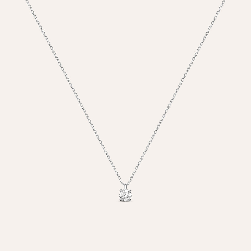 Collana Punto Luce Firmamenti Oro Bianco Diamante