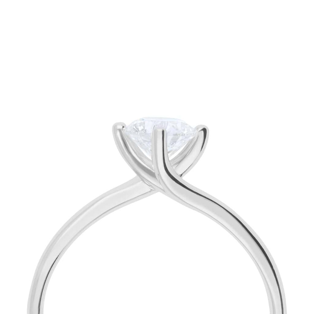 Anello Solitario Valentino Diamade Oro Bianco Diamante Lab-Grown - Anelli con Pietre Donna | Stroili
