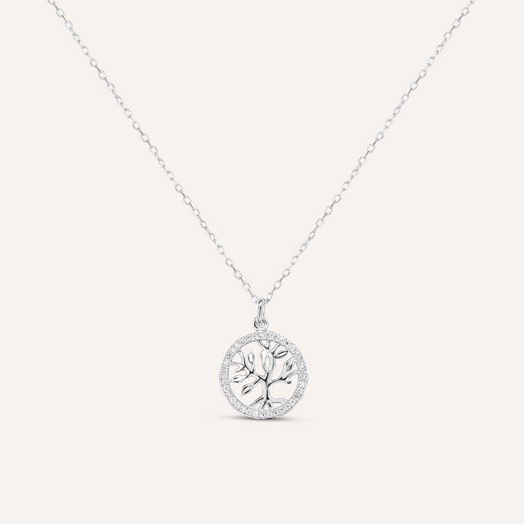 Collana Sophia Oro Bianco Diamante - Collane Donna | Stroili