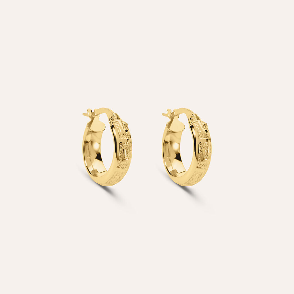 Orecchini A Cerchio Toujours Oro Giallo