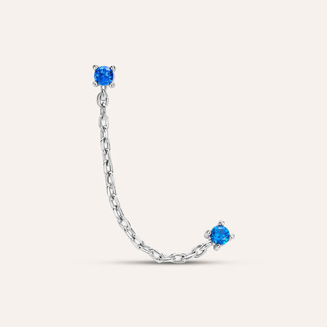 Mono Orecchino Lobo Punto Luce Silver Rainbow Argento Rodiato Cubic Zirconia - Orecchini Donna | Stroili