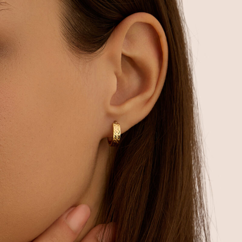 Orecchini A Cerchio Toujours Oro Bicolore - Orecchini a Cerchio Donna | Stroili