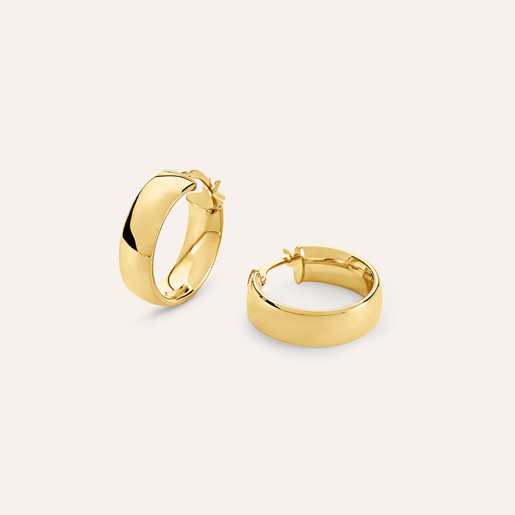 Orecchini A Cerchio Toujours Oro Giallo