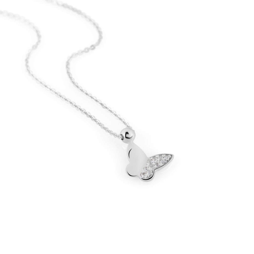 Collana Claire Oro Bianco Cubic Zirconia - Collane Donna | Stroili