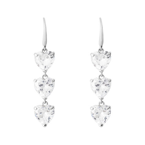 Orecchini Pendenti Claire Oro Bianco Cubic Zirconia - Orecchini Pendenti Donna | Stroili