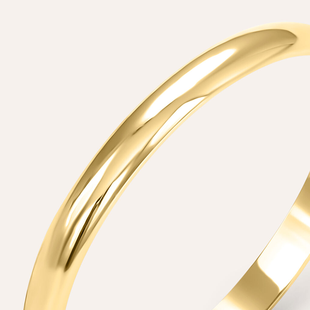 Fede Fermanello 1.95 mm Oro Giallo - Anelli con Incisione Donna | Stroili