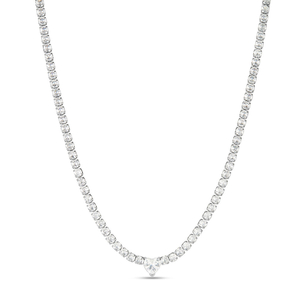 Collana Tennis Lady Chic Acciaio Cristallo - Collane Tennis Donna | Stroili