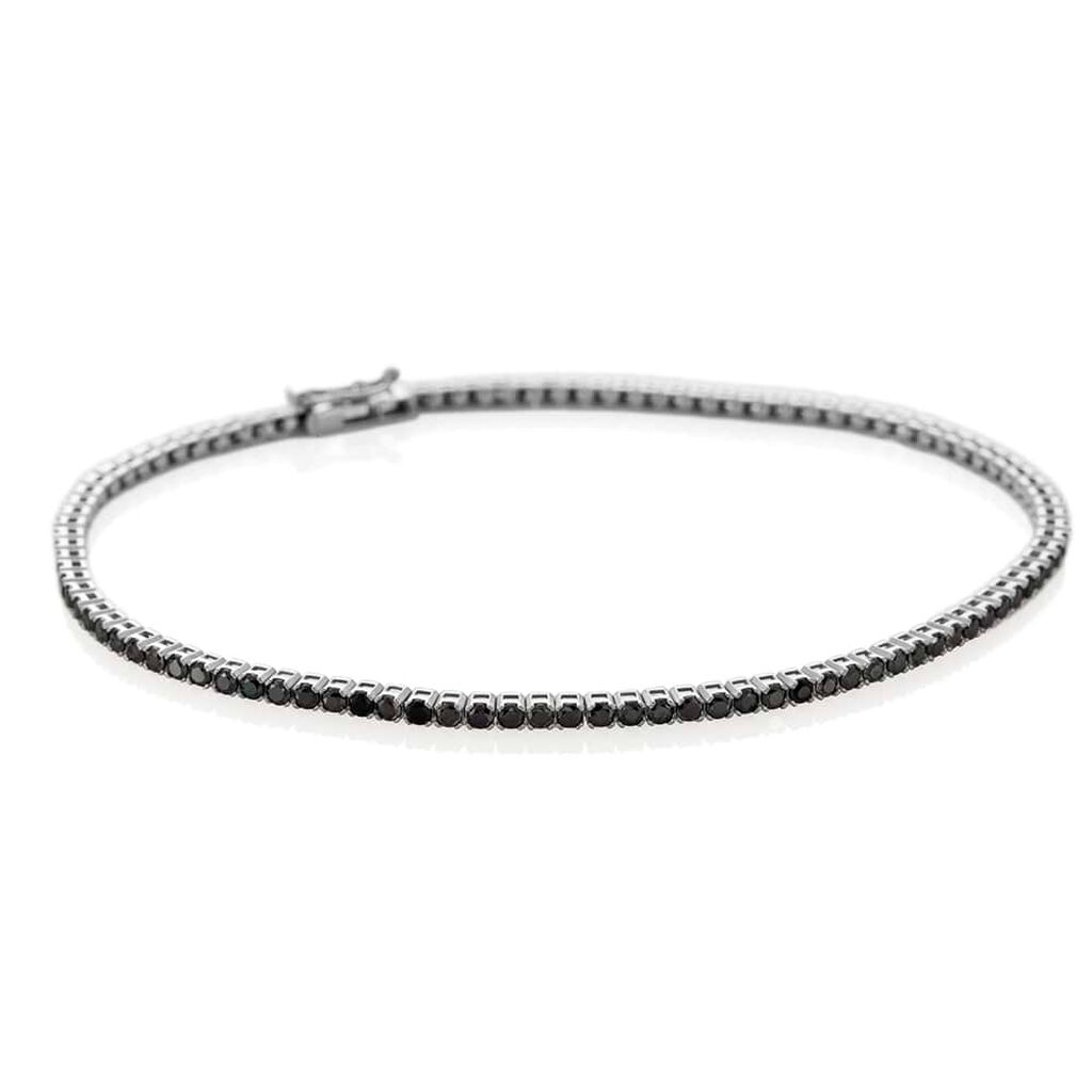 Bracciale Tennis L'homme Or Oro Bianco Spinello - Bracciali Tennis Uomo | Stroili