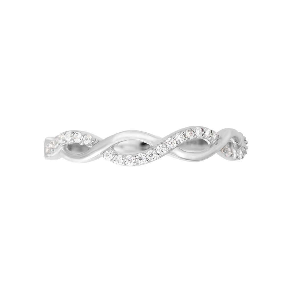 Anello Fantasia Silver Elegance Argento Rodiato Cubic Zirconia - Anelli con Pietre Donna | Stroili