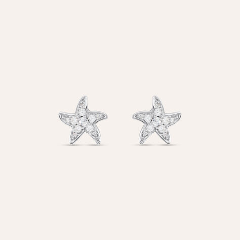 Orecchini Lobo Silver Moments Argento Rodiato Cubic Zirconia - Orecchini a Lobo Donna | Stroili