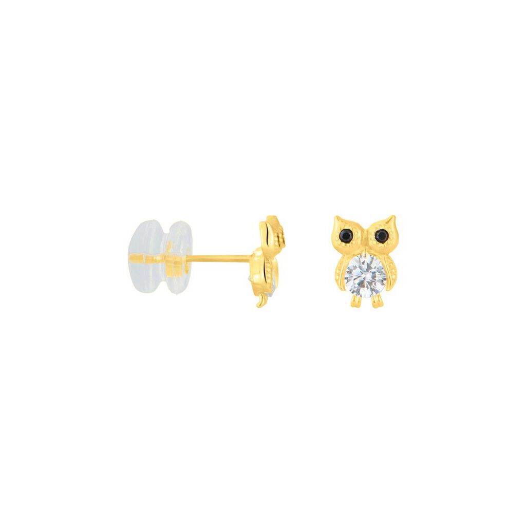 Orecchini Lobo Bon Ton Oro Giallo Cubic Zirconia - Orecchini a Lobo Donna | Stroili