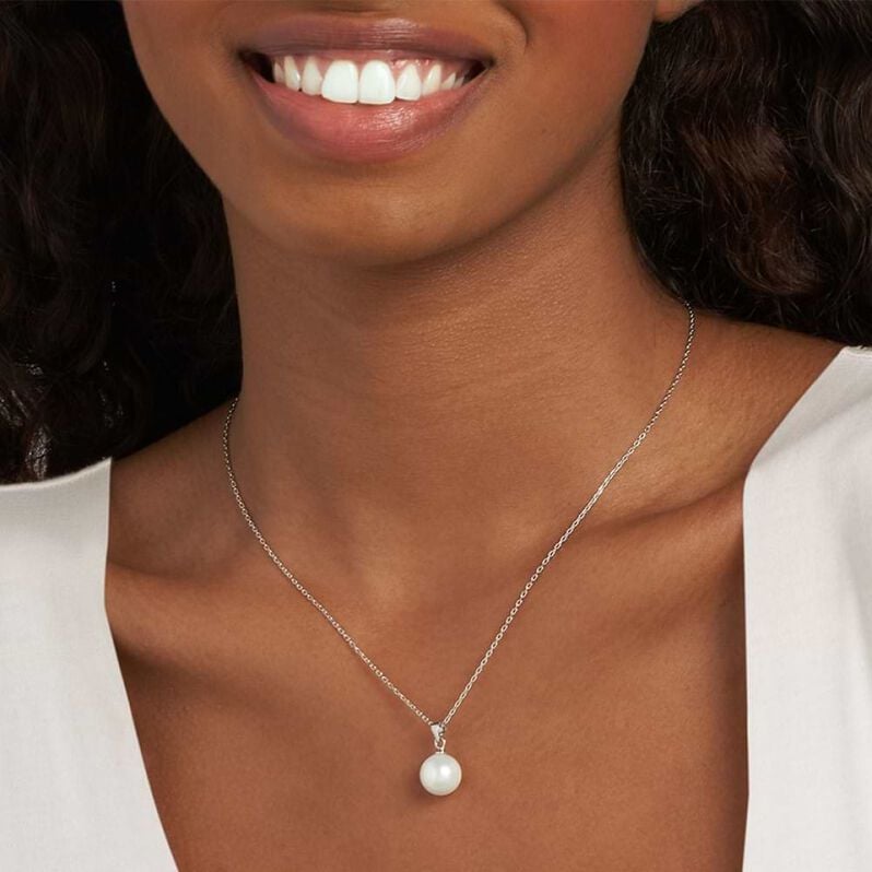 Collana Silver Pearls Argento Rodiato Perla sintentica - Collane Donna | Stroili