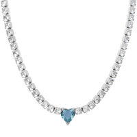 Collana Tennis Lady Chic Acciaio Cristallo