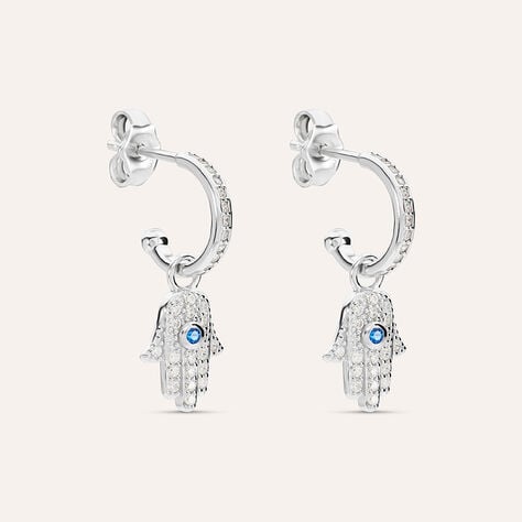 Orecchini A Cerchio Silver Moments Argento Rodiato Cubic Zirconia - Orecchini a Cerchio Donna | Stroili