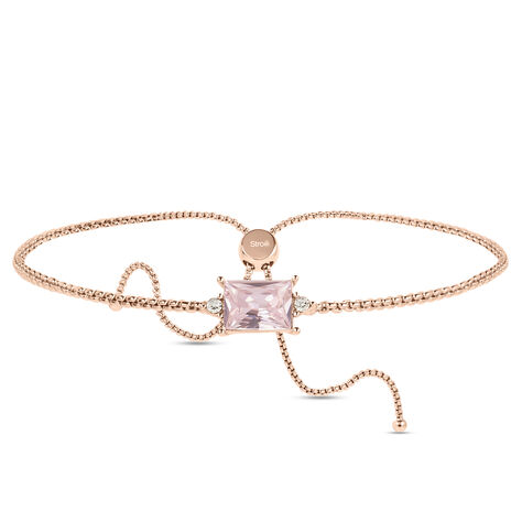 Bracciale Punto Luce Violet Ottone Rosa Cristallo - Bracciali Donna | Stroili