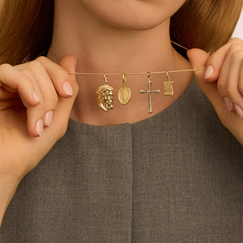 Pendente Holy Oro Bicolore