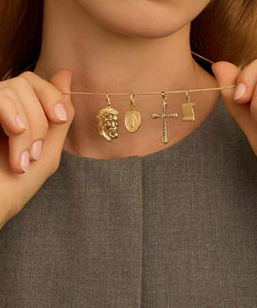 Pendente Holy Oro Bicolore