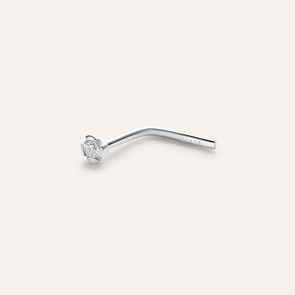 Piercing Naso Punto Luce Bon Ton Oro Bianco Diamante - Piercing Naso Donna | Stroili