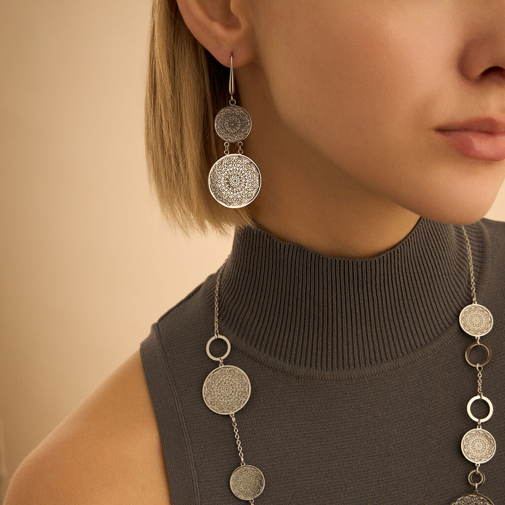 Orecchini Pendenti Lady Shine Acciaio - Orecchini Pendenti Donna | Stroili
