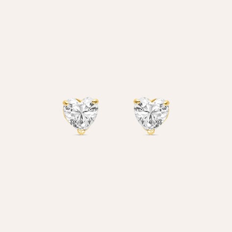 Orecchini Lobo Punto Luce Bon Ton Oro Giallo Cubic Zirconia - Orecchini a Lobo Donna | Stroili