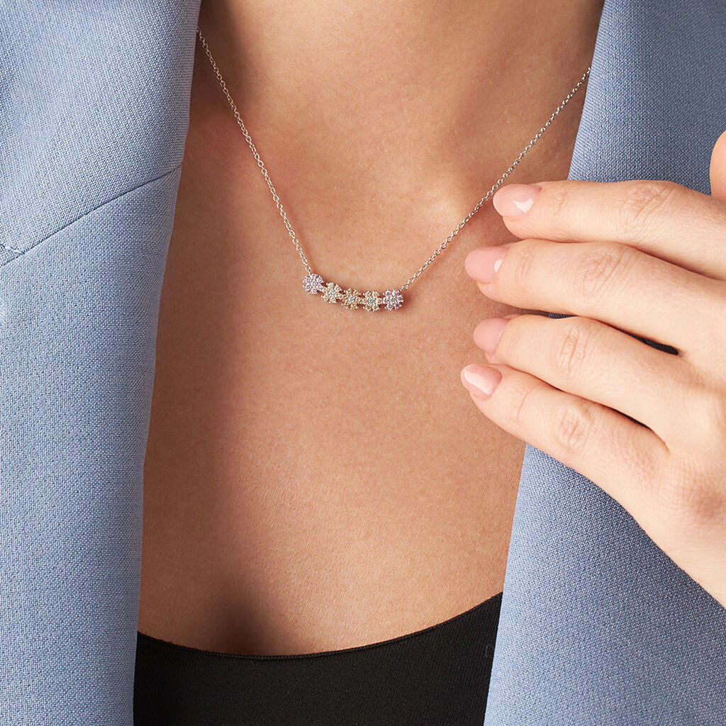 Collana Silver Shine Argento Rodiato Cubic Zirconia - Collane Donna | Stroili