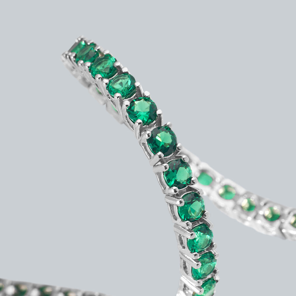 Bracciale Tennis Silver Rainbow Argento Rodiato Cubic Zirconia - Bracciali Tennis Donna | Stroili